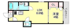 GRANDIR河内花園の物件間取画像